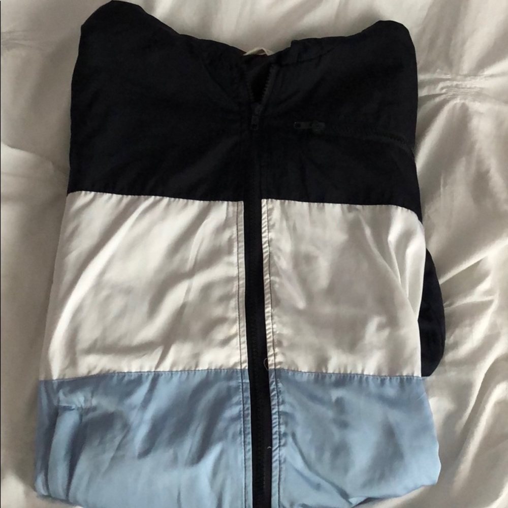 John Galt tri-color rain jacket